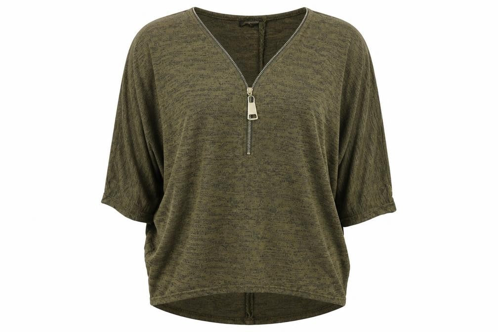 New Look Womens Green  Knit Pullover Jumper Size M
