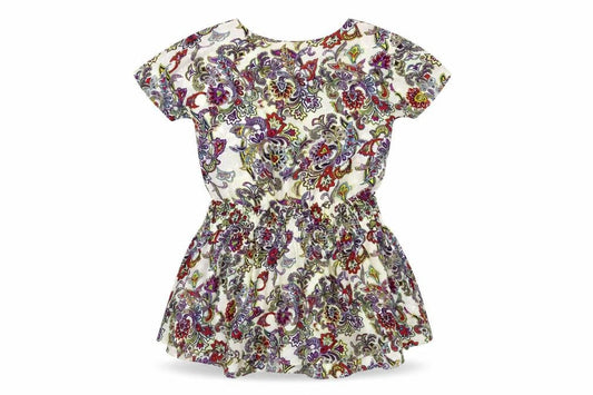 Preworn Womens White Paisley  Shift  Size XS
