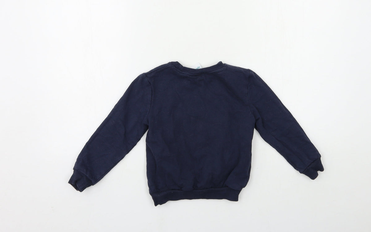 Disney Girls Blue   Pullover Sweatshirt Size 4-5 Years  - bambi