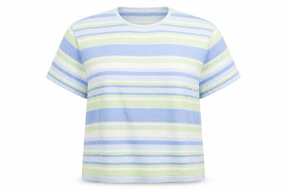 Jumper Womens Blue Striped Knit Pullover Jumper Size XL