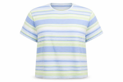Jumper Womens Blue Striped Knit Pullover Jumper Size XL