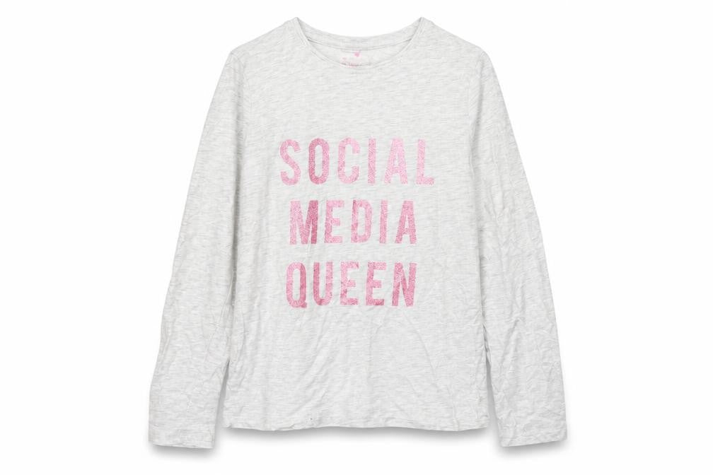 Primark Girls Grey   Basic T-Shirt Size 8-9 Years