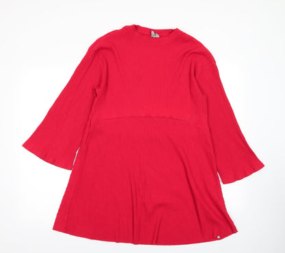 Preloved ASOS Womens Red   Fit & Flare  Size 10 - Front