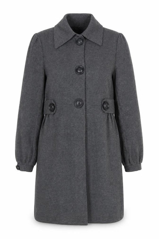 Marks & Spencer Womens Grey   Overcoat Coat Size 10