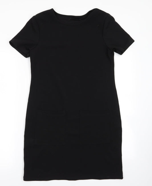 Preworn Womens Black   A-Line  Size 8