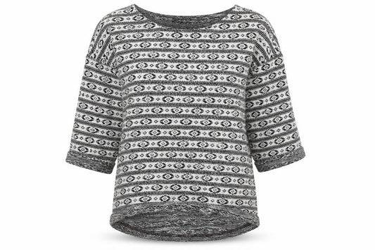 NEXT Womens Multicoloured Geometric  Basic T-Shirt Size 8
