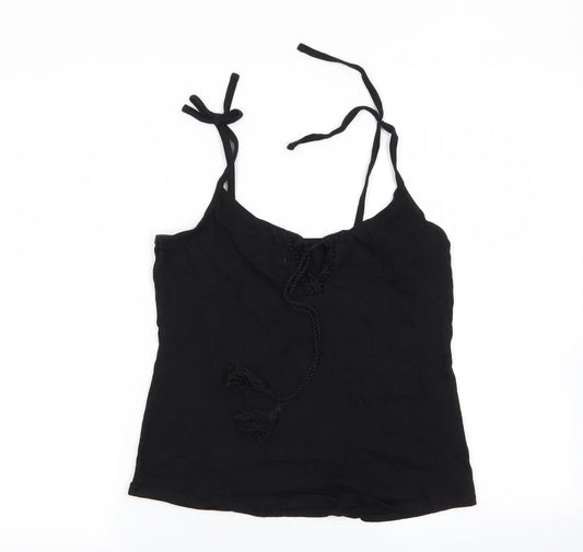 love to lounge Womens Black Solid  Top Pyjama Top Size 6