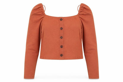 Primark Womens Brown   Basic Blouse Size 4