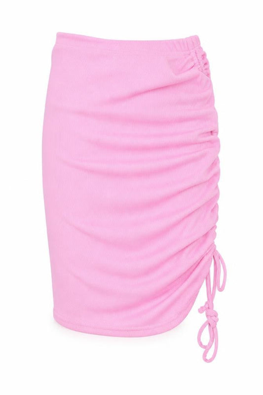 PRETTYLITTLETHING Womens Pink   Mini Skirt Size 6  - Stretch waistband