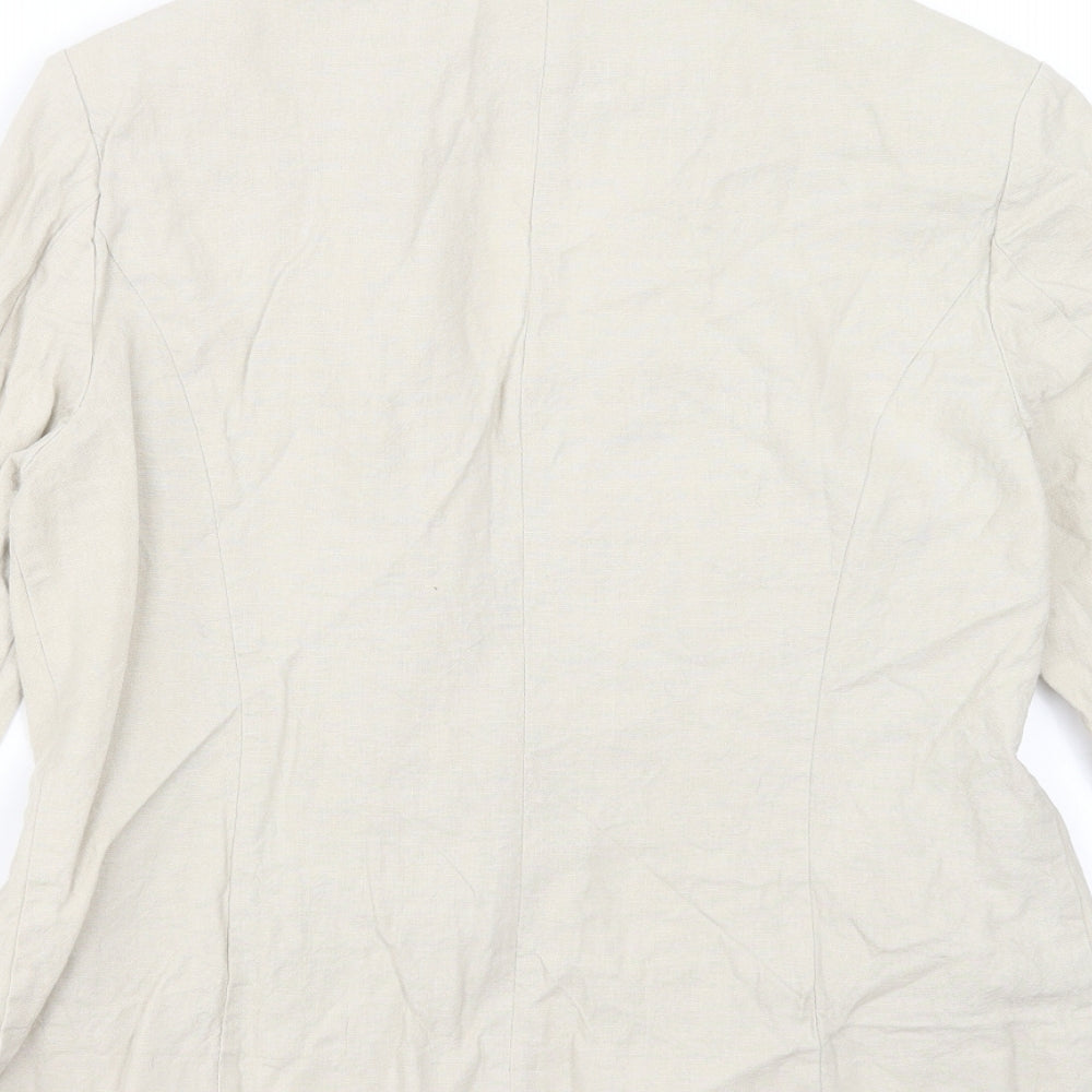 Marks and Spencer Womens Beige   Jacket Suit Jacket Size 12