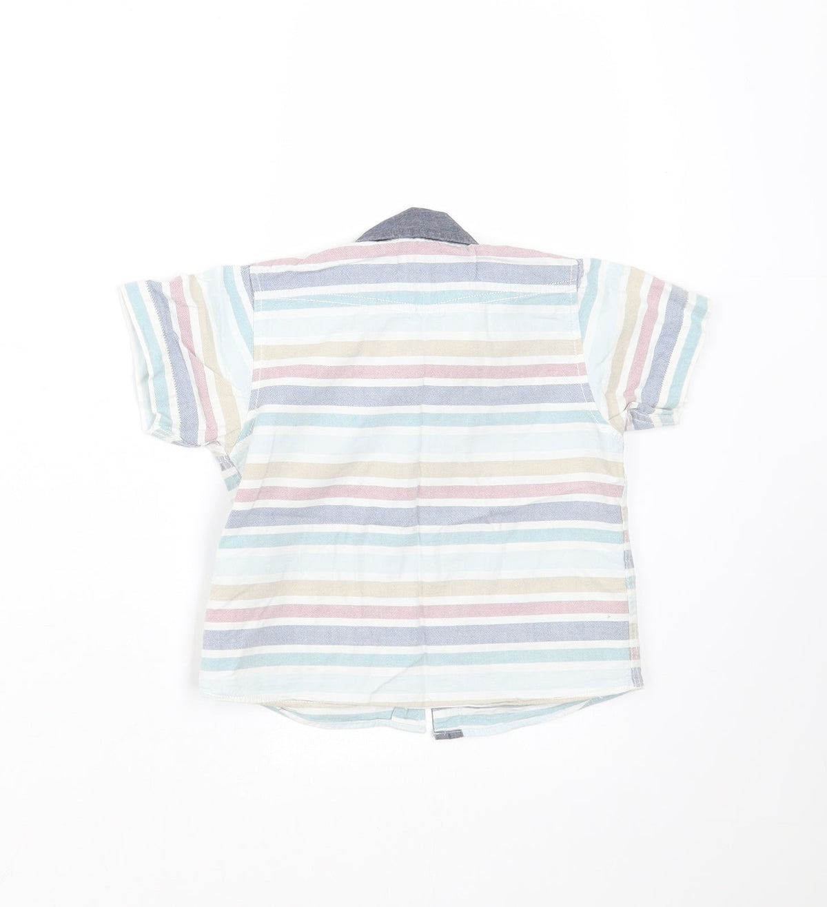 West Coast Boys Multicoloured Striped  Basic Button-Up Size 9-12 Months