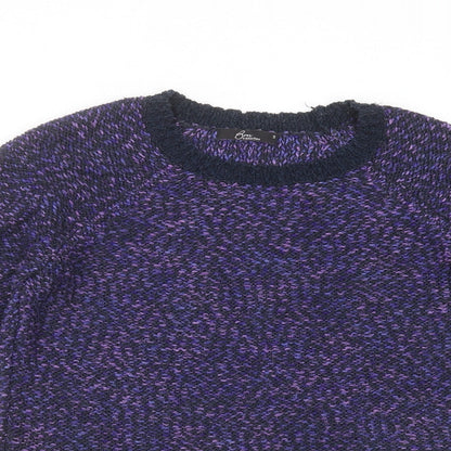 Bonmarché Womens Purple Knit Pullover Jumper Size S