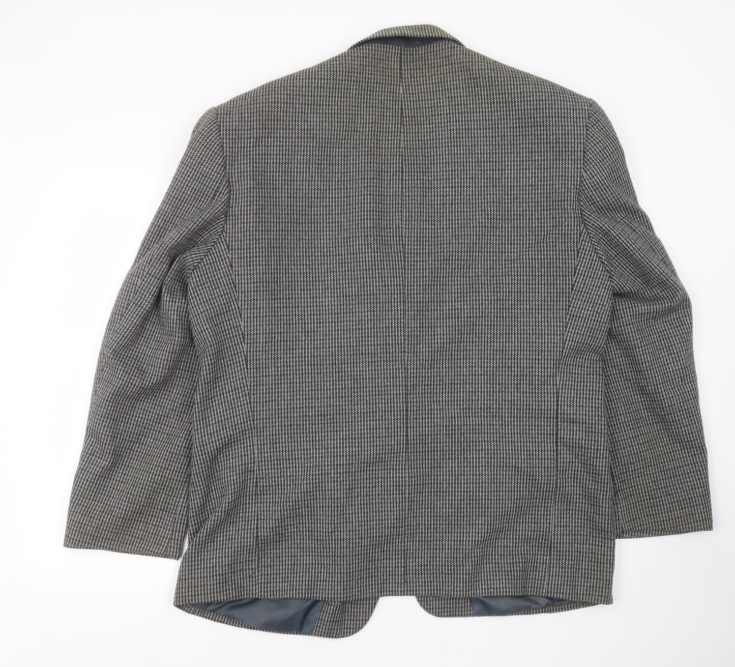 C&A Mens Grey Striped  Jacket Suit Jacket Size 44