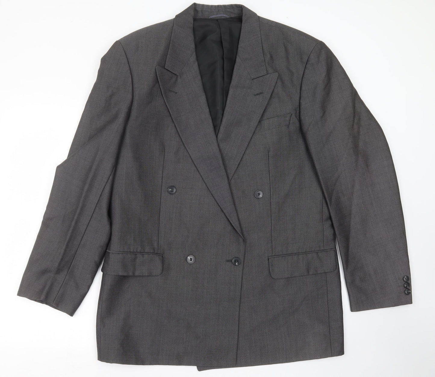 WILVORST Mens Grey   Jacket Suit Jacket Size 42