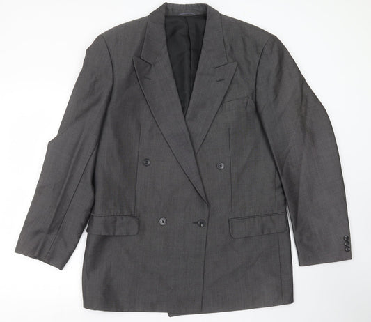 WILVORST Mens Grey   Jacket Suit Jacket Size 42