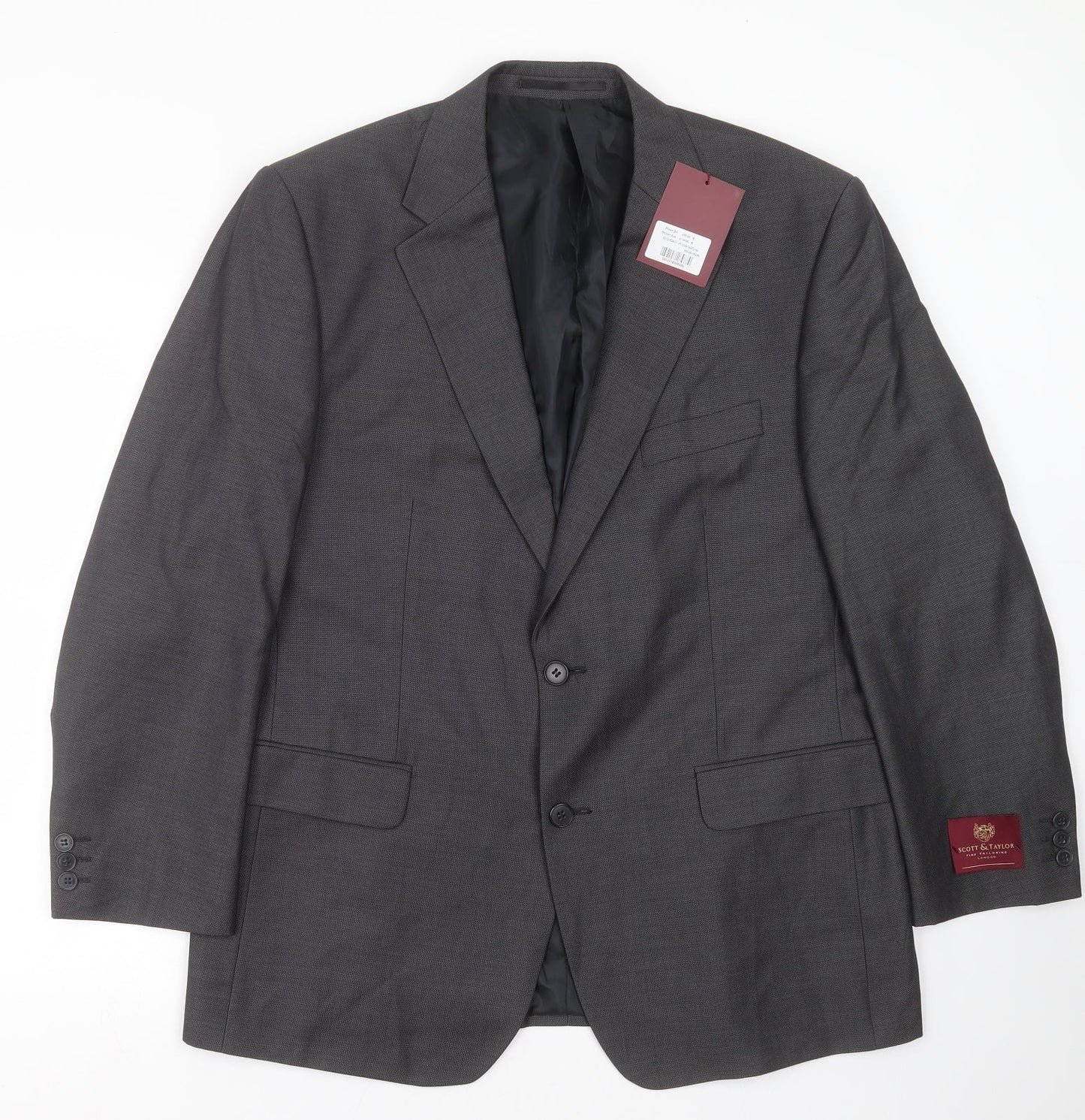 Scott & Taylor Mens Grey   Jacket Suit Jacket Size 42