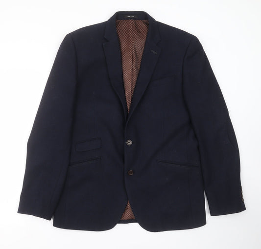 Cedar Wood State Mens Blue   Jacket Suit Jacket Size M  - Tailored fit