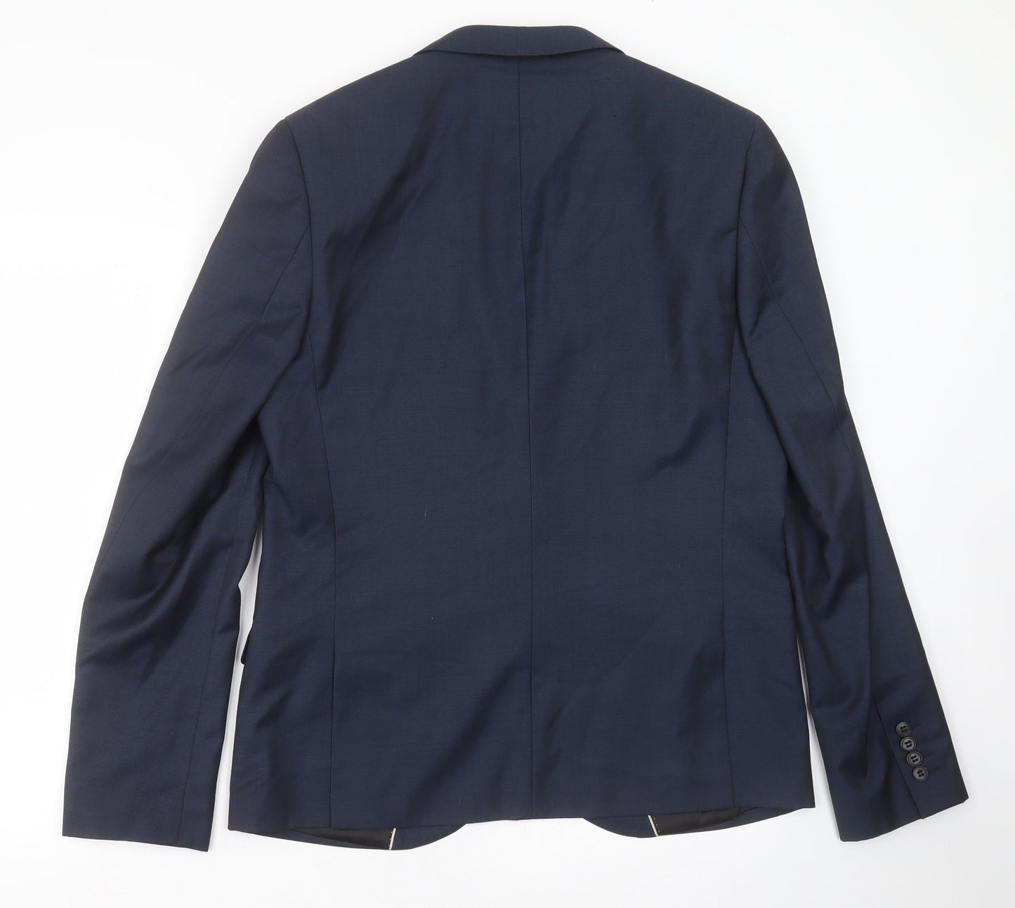 Topman Mens Blue   Jacket Suit Jacket Size 42