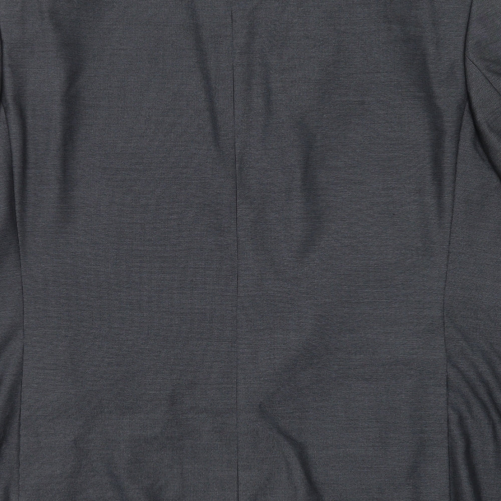 Taylor & Wright Mens Grey Geometric  Jacket Suit Jacket Size 48