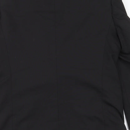 ARMANDO Mens Black   Jacket Suit Jacket Size 38