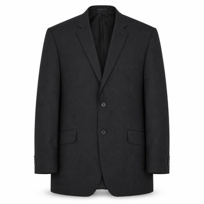 F&F Mens Black Striped  Jacket Suit Jacket Size 44