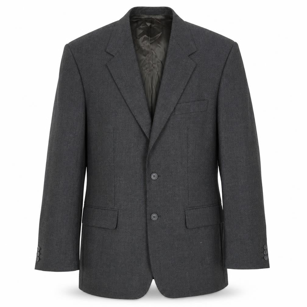Wellington Mens Grey Striped  Jacket Suit Jacket Size 44