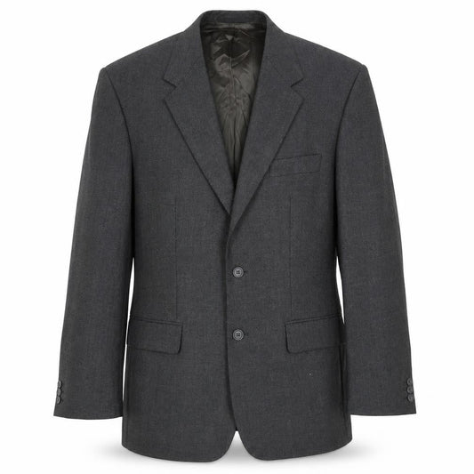 Wellington Mens Grey Striped  Jacket Suit Jacket Size 44