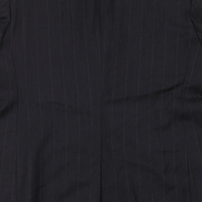 Preloved front page Mens Grey Herringbone  Jacket Suit Jacket Size 42 - Label