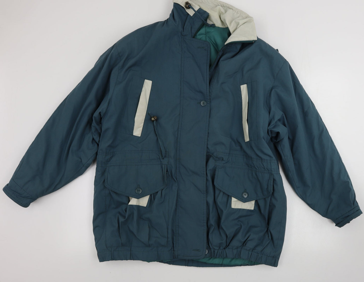 Preworn  Womens Green   Jacket Coat Size 12