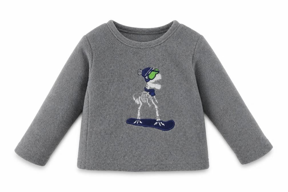 Hullabaloo   Boys Grey   Pullover Jumper Size 2-3 Years