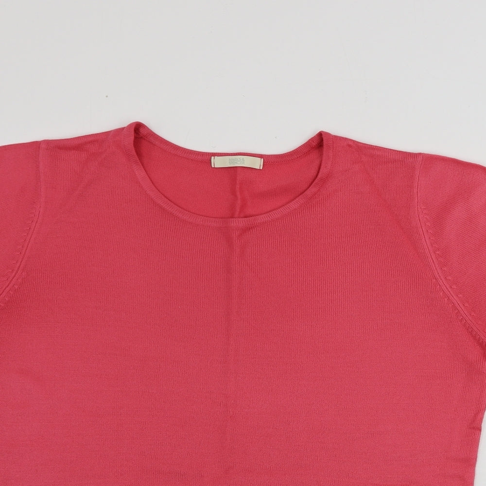 Marks and Spencer  Womens Pink   Pullover Jumper Size 10