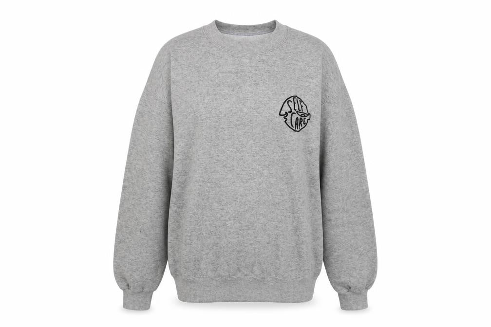 soffe sweats Womens Grey Paisley  Pullover Jumper Size M