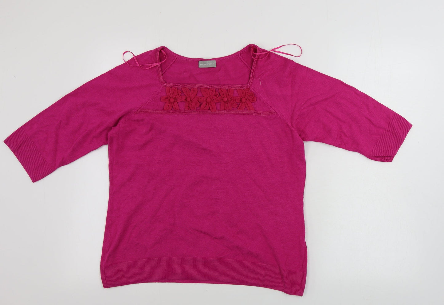 Marks and Spencer Womens Pink   Pullover Jumper Size 14