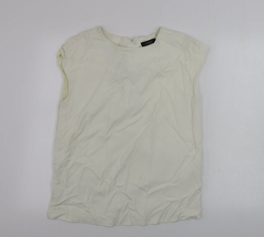 Marks and Spencer Womens Ivory   Basic Tank Size 10
