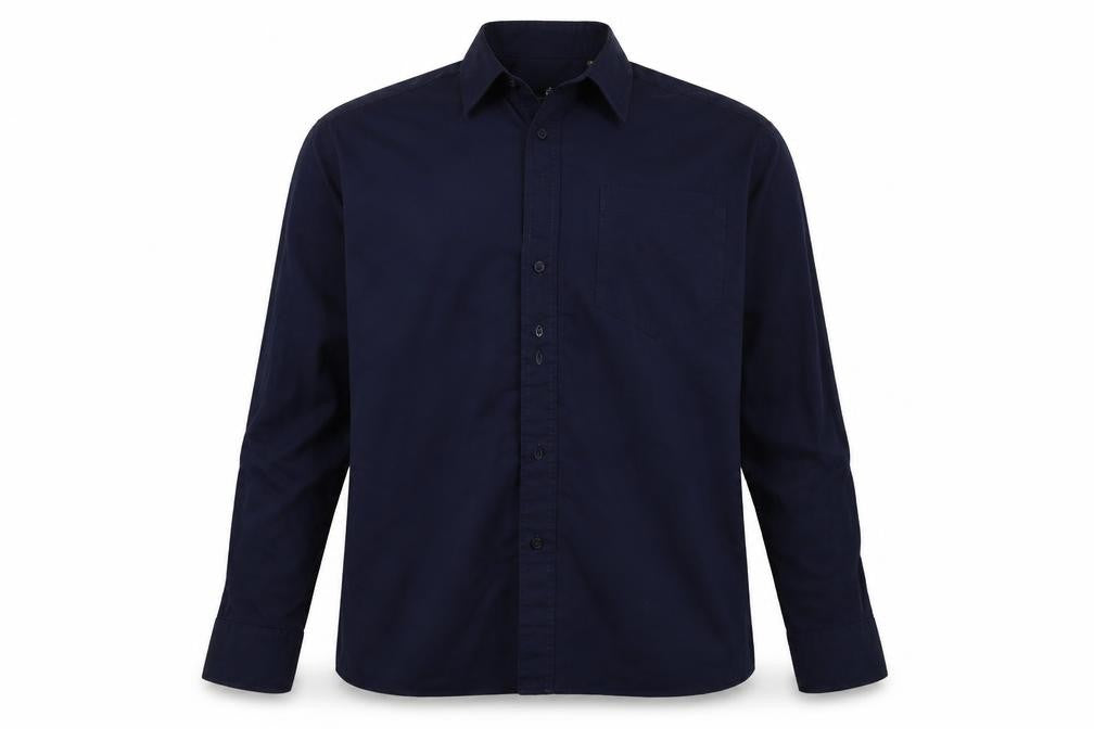 Premier Mens Blue    Button-Up Size 15.5