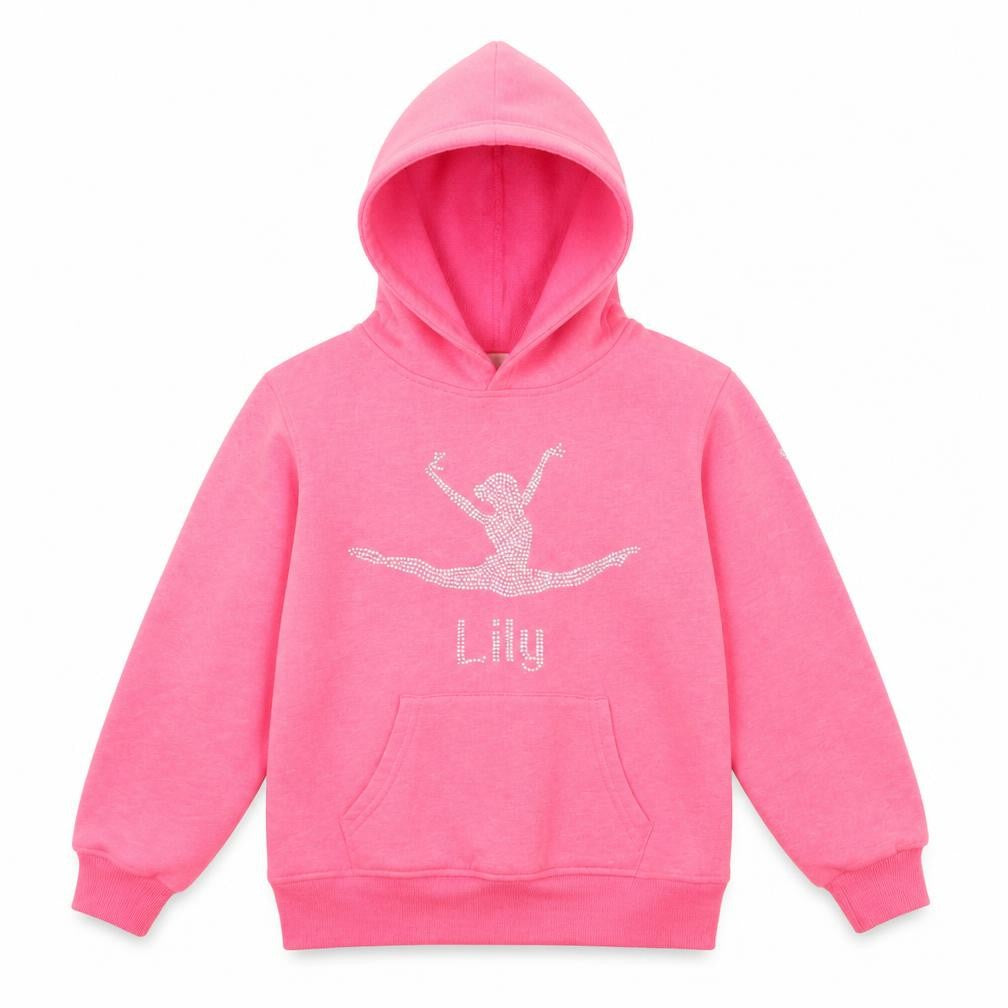 Varsany Girls Pink   Pullover Hoodie Size 9-10 Years  - LILY