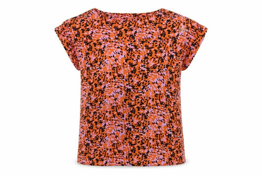 NEXT Womens Orange Geometric  Basic T-Shirt Size 6