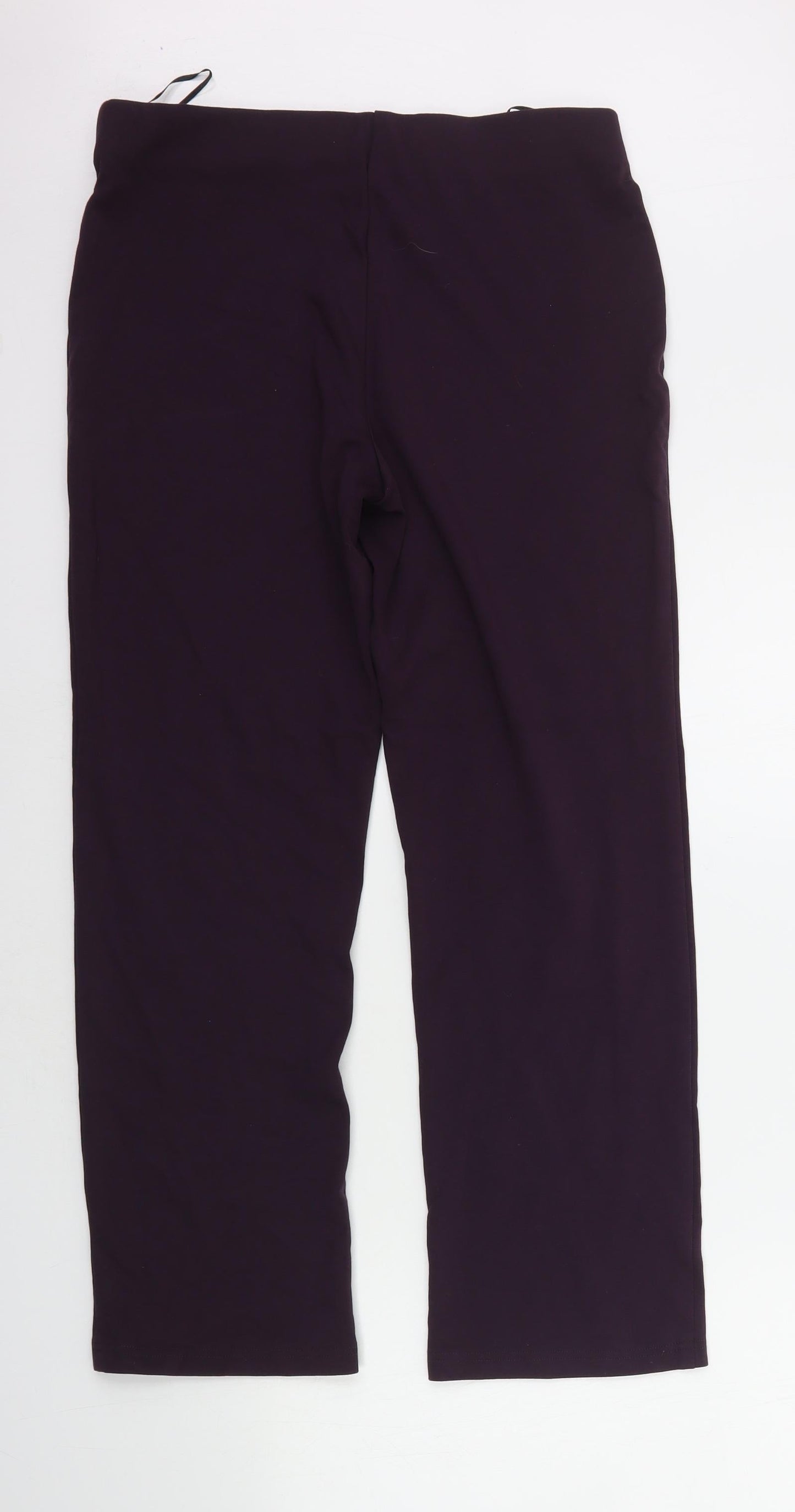 Papaya Womens Purple   Jegging Trousers Size 12 L24 in