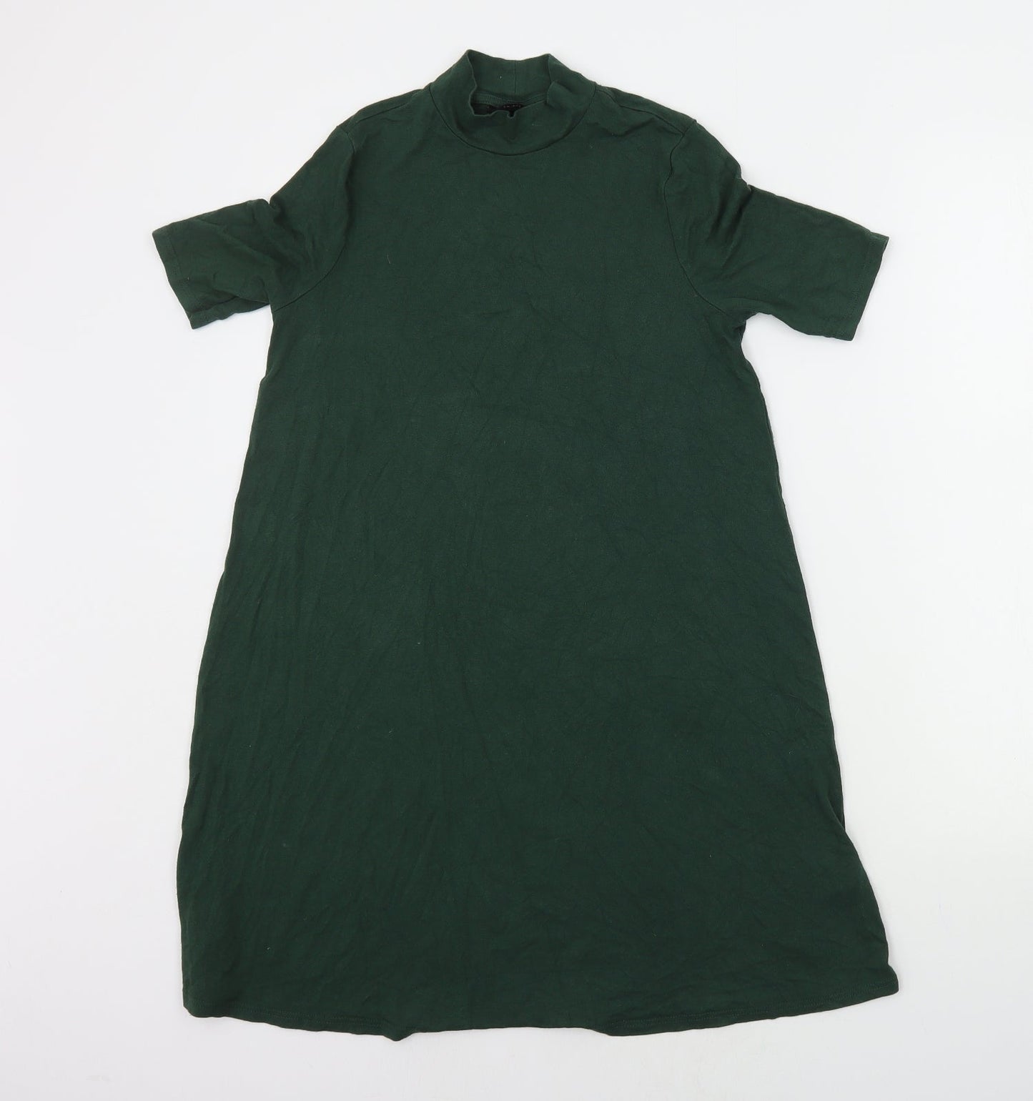 Topshop Womens Green   Basic T-Shirt Size 6