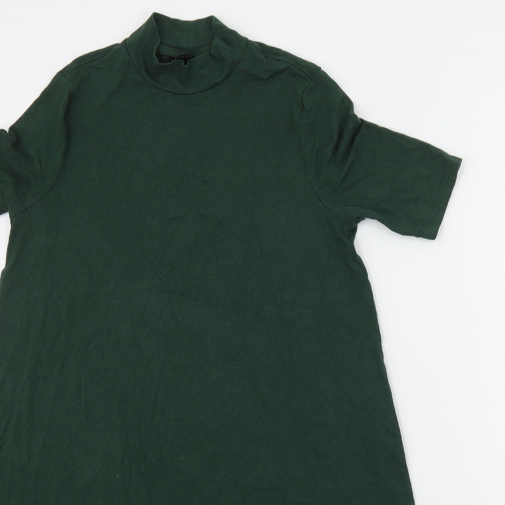 Topshop Womens Green   Basic T-Shirt Size 6