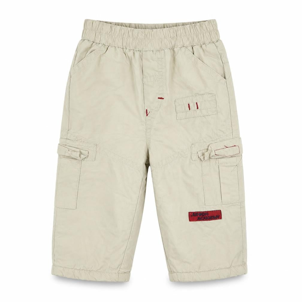 prequilino Baby Beige   Cargo Trousers Size 9-12 Months