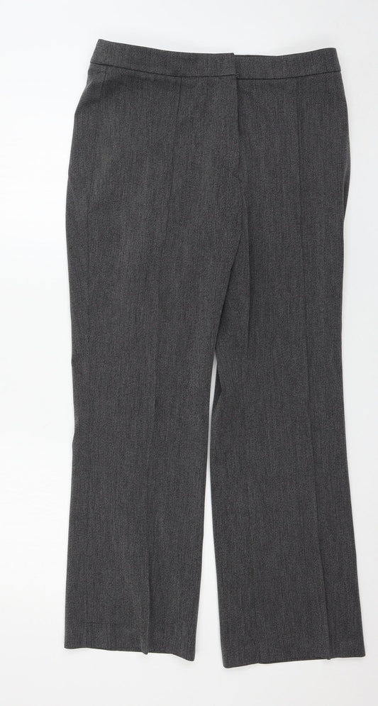 Marks and Spencer Womens Grey   Trousers  Size 16 L28 in