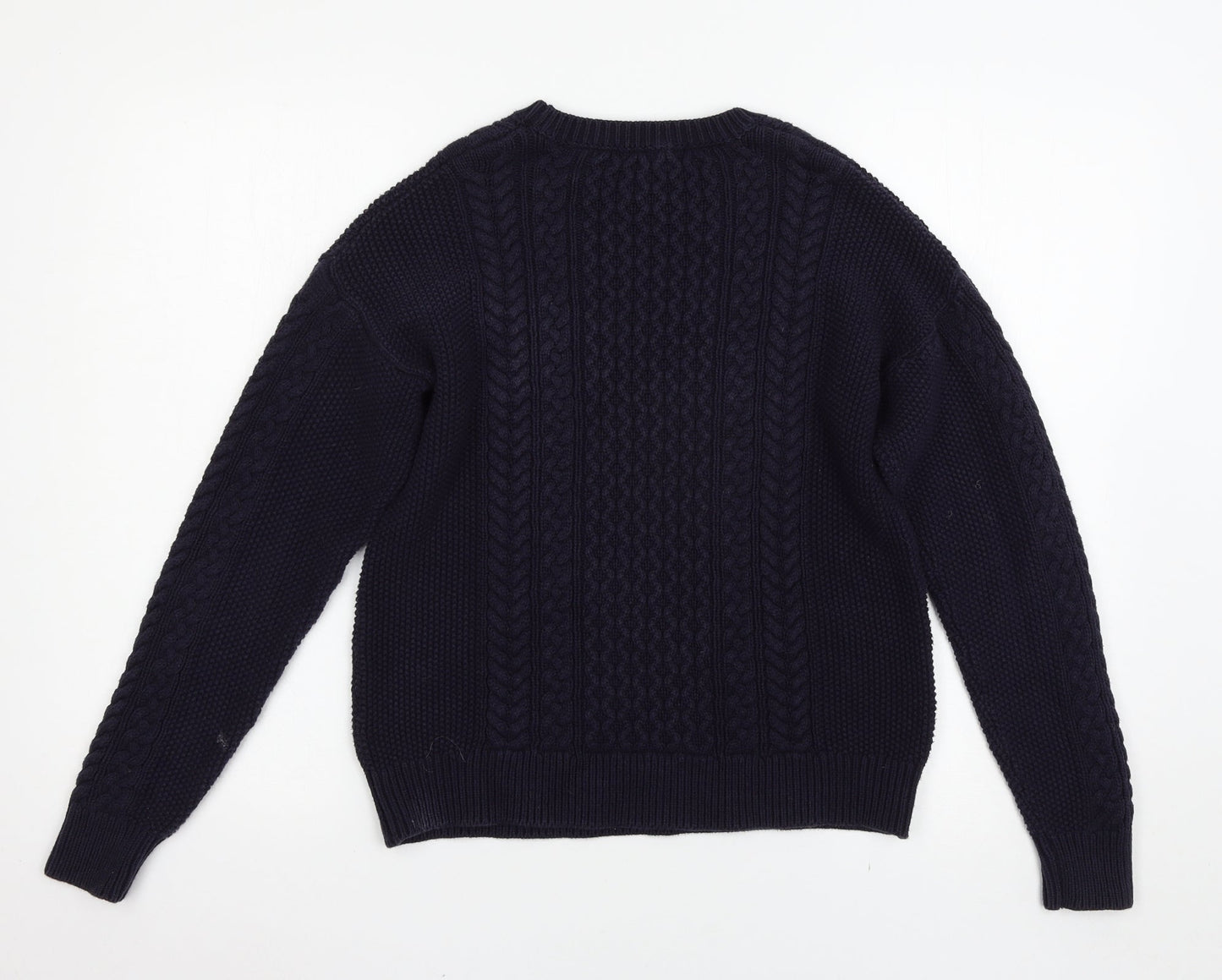 Mango Womens Blue   Pullover Jumper Size S