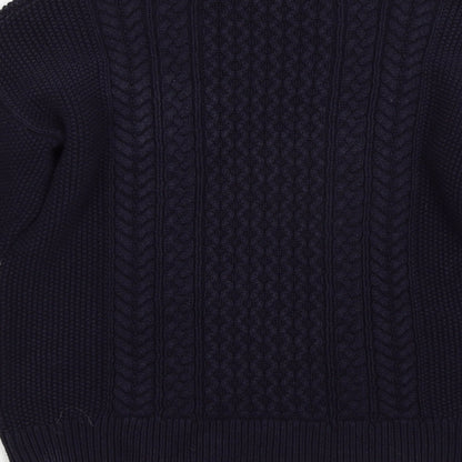Mango Womens Blue   Pullover Jumper Size S