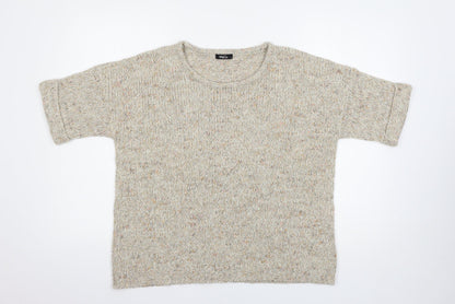 M&Co Womens Beige   Pullover Jumper Size S
