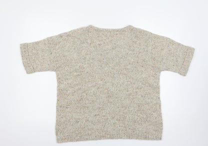 M&Co Womens Beige   Pullover Jumper Size S