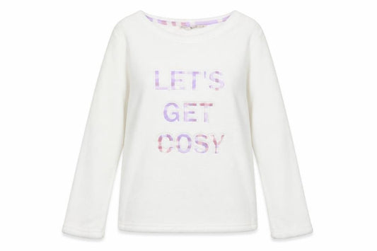 Tu Womens White   Pullover Jumper Size 10  - PJ top