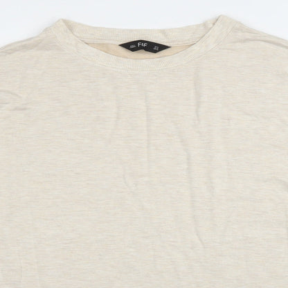 F&F Womens Beige   Pullover Jumper Size 14