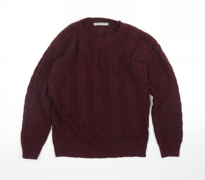 Marks & Spencer Womens Purple   Pullover Jumper Size 8
