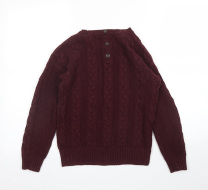 Marks & Spencer Womens Purple   Pullover Jumper Size 8
